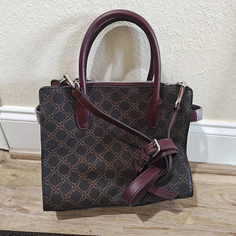 Nine West Bettina Brown Handbag - Picture 2 of 5